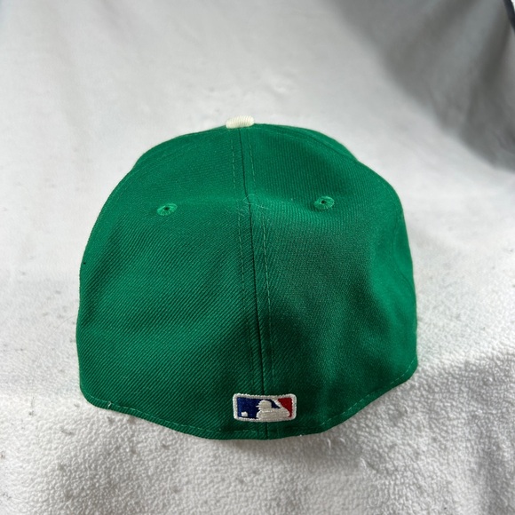 Fear of God x New Era MLB 59FIFTY Orange Green Fitted Hat 7 3/8 - Picture 3 of 6